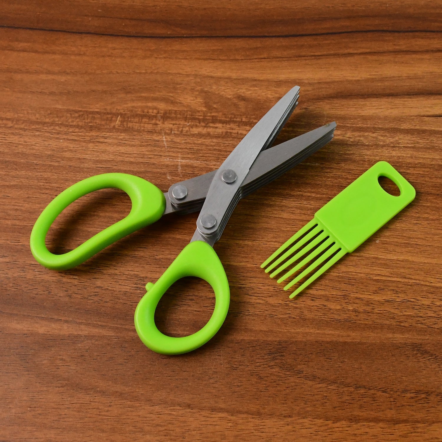 Premium 5-Blade Multipurpose Kitchen Scissors with Cleaning Comb Premium 5-Blade Multipurpose Kitchen Scissors with Cleaning Comb